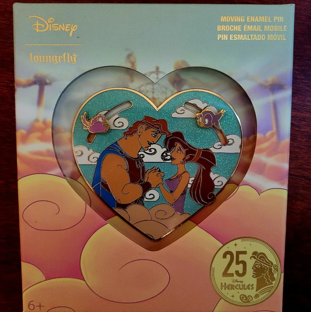 Loungefly Disney Hercules 3inch 25th anniversary Jumbo pin